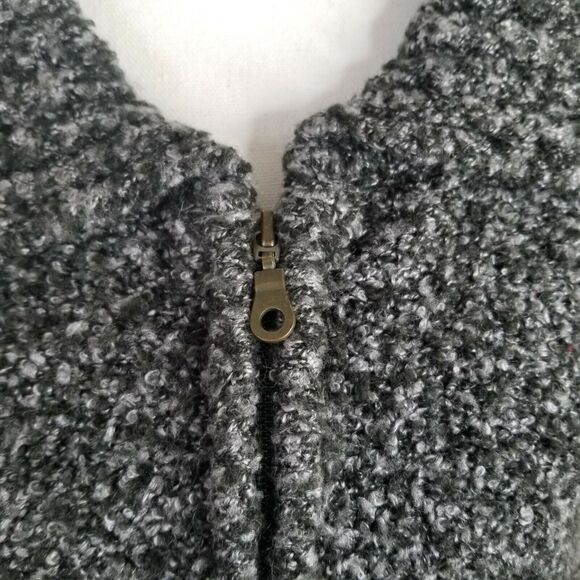 Allison Lane Women's Zip-Up Sweater Vest - Color Gray - Size PL - Picture 6 of 7